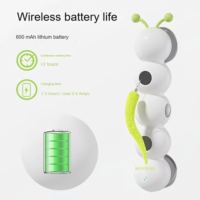 Automatic Sensor Cat Toy，USBCharging，Suitable for all cat breeds，Relieve Boredom，Exercise Pet Companion 5