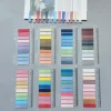 8Packs/Set Transparent Sticky Notes Self-Adhesive BookMarkers Annotation Reading Book Clear Tab Kawaii Cute Stationery 2