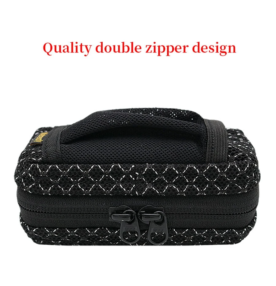 Portable Power Source Bag for Anker Prime A1339 65W Power Bank Breathable Bag A1339 Travel Carrying Ventilate Case