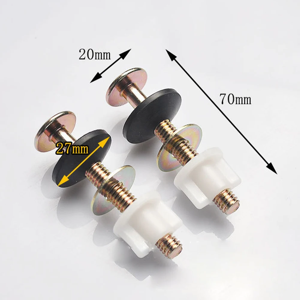 Bathroom Toilet Toilet Cistern Seal Fixing Screw Coupling Bolt Inner Gasket Plastic Rubber For New