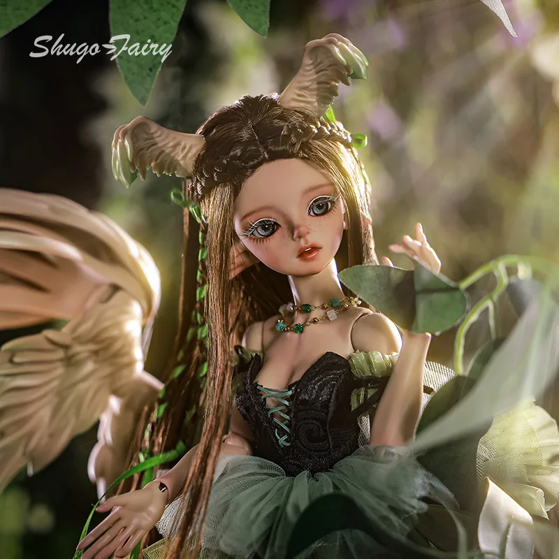 

ShugaFairy Pegasus Beatrice Rose 1/4 Bjd куклы крылья птицы остроконечные уши Весна лес Gree стиль Пышная юбка мяч шарнирная кукла