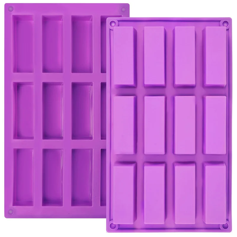 2 Stampini In Silicone Per Cioccolato – 6 Forme Diverse, Riusabili, Per Torte, Cubetti Di Ghiaccio E Caramelle