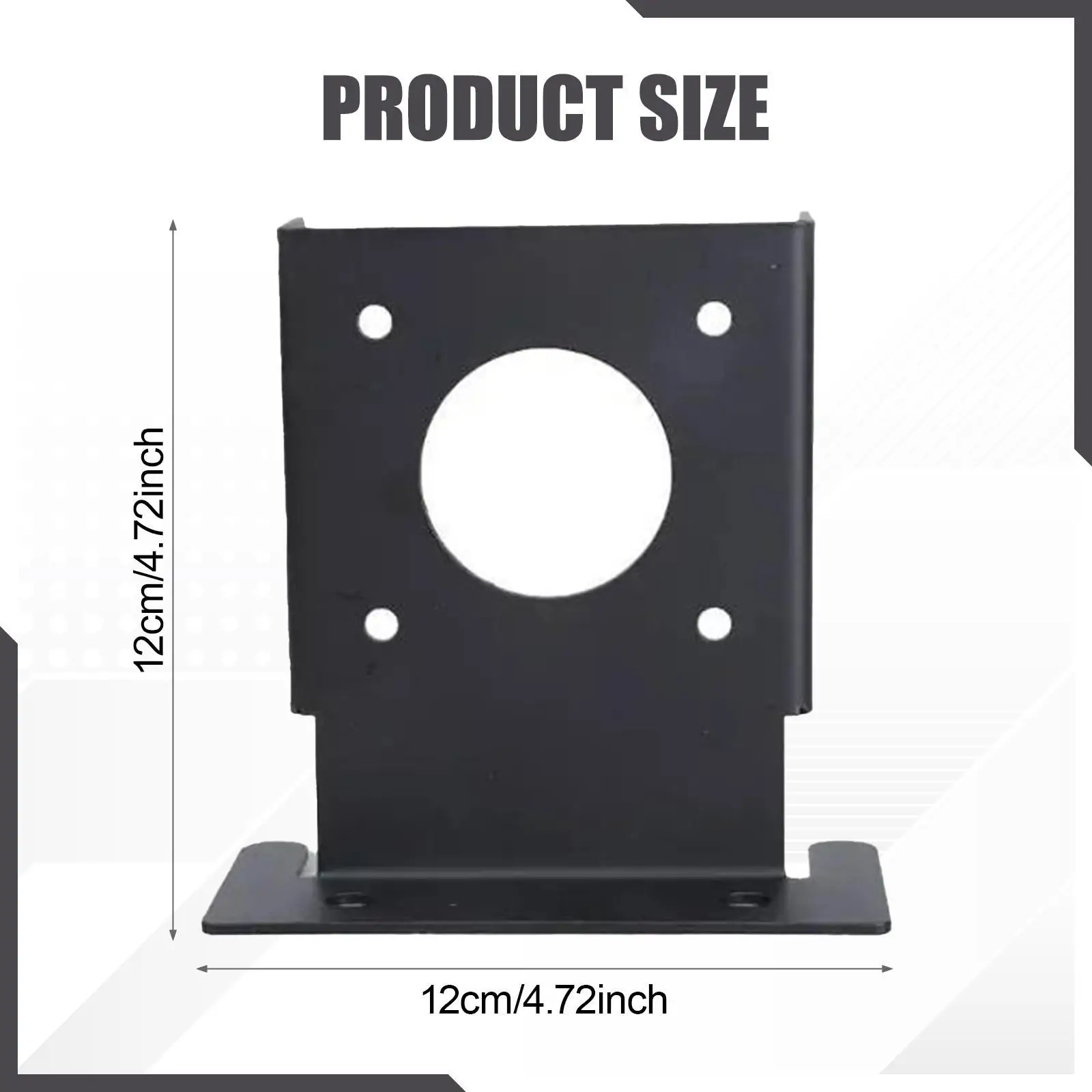 4Pcs Wood Fence Pergola Wood Fence Post Anchor Base Home Outdoor Adjustable