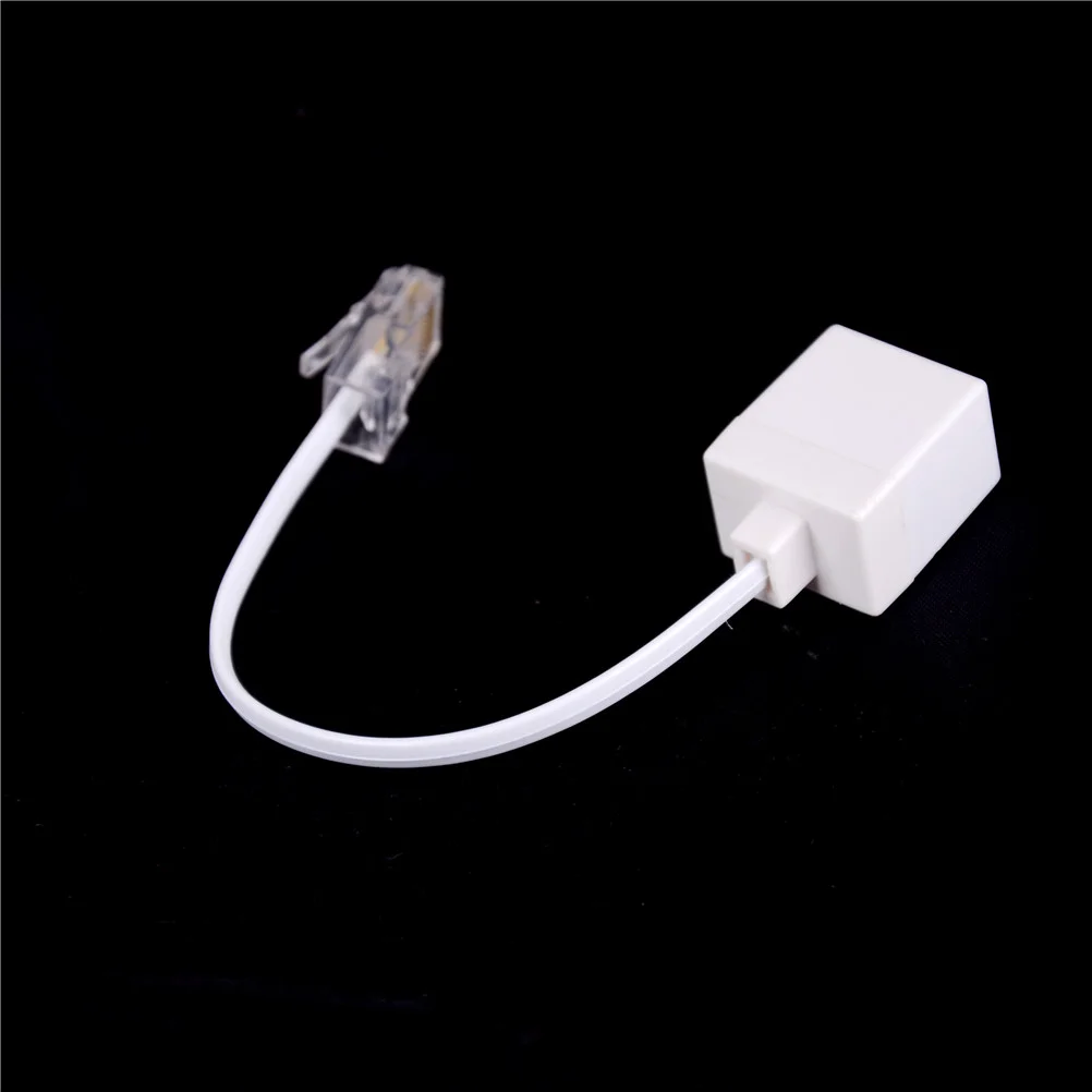 Переходник RJ11 6P4C мама-Ethernet RJ45 8P8C папа F/M кабель-конвертер для телефона