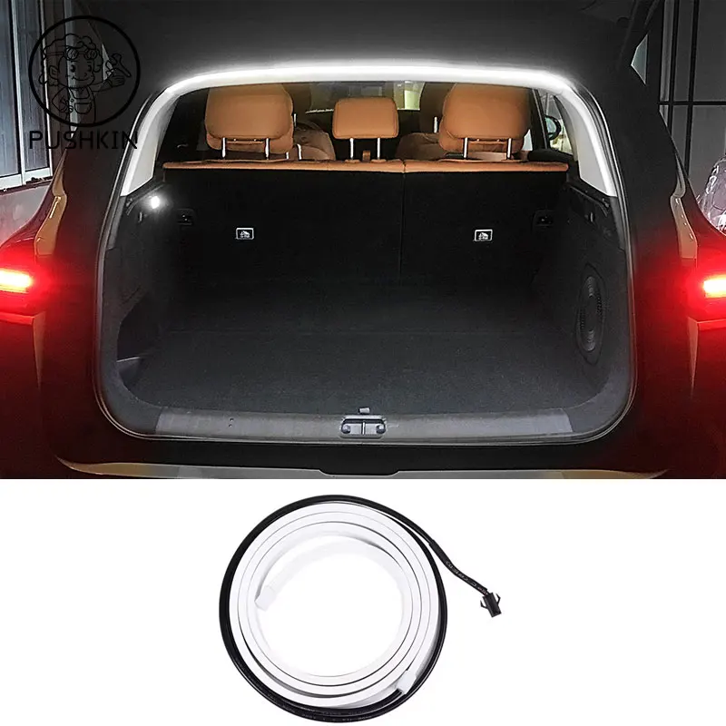 Barra de Luz LED para Porta-Malas Traseiro de Carros Leapmotor C10 B10 C16 C11, Faixa Decorativa de Iluminação Interna com Acendimento Automático