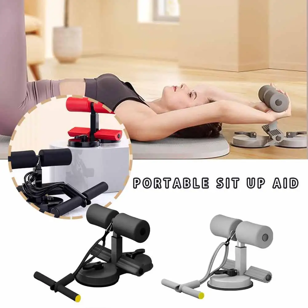 Sit-Up Exercise Bar 2 Suction Cups Floor Situp Arms Legs Non-Slip Stomach Exercised Thigh Aid Multifunctional abdominal fitness instrument abdominal workout aids