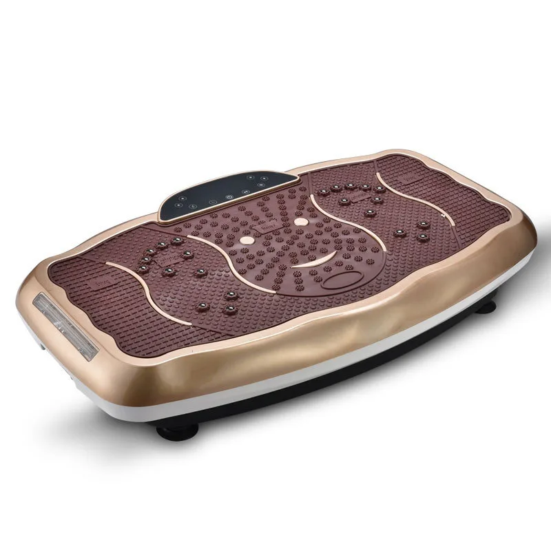 Exercise Machine Vibration Platform With 2 Resistance Bands Fitness Workout Equipment Vibration Therapy Big Size Plate
