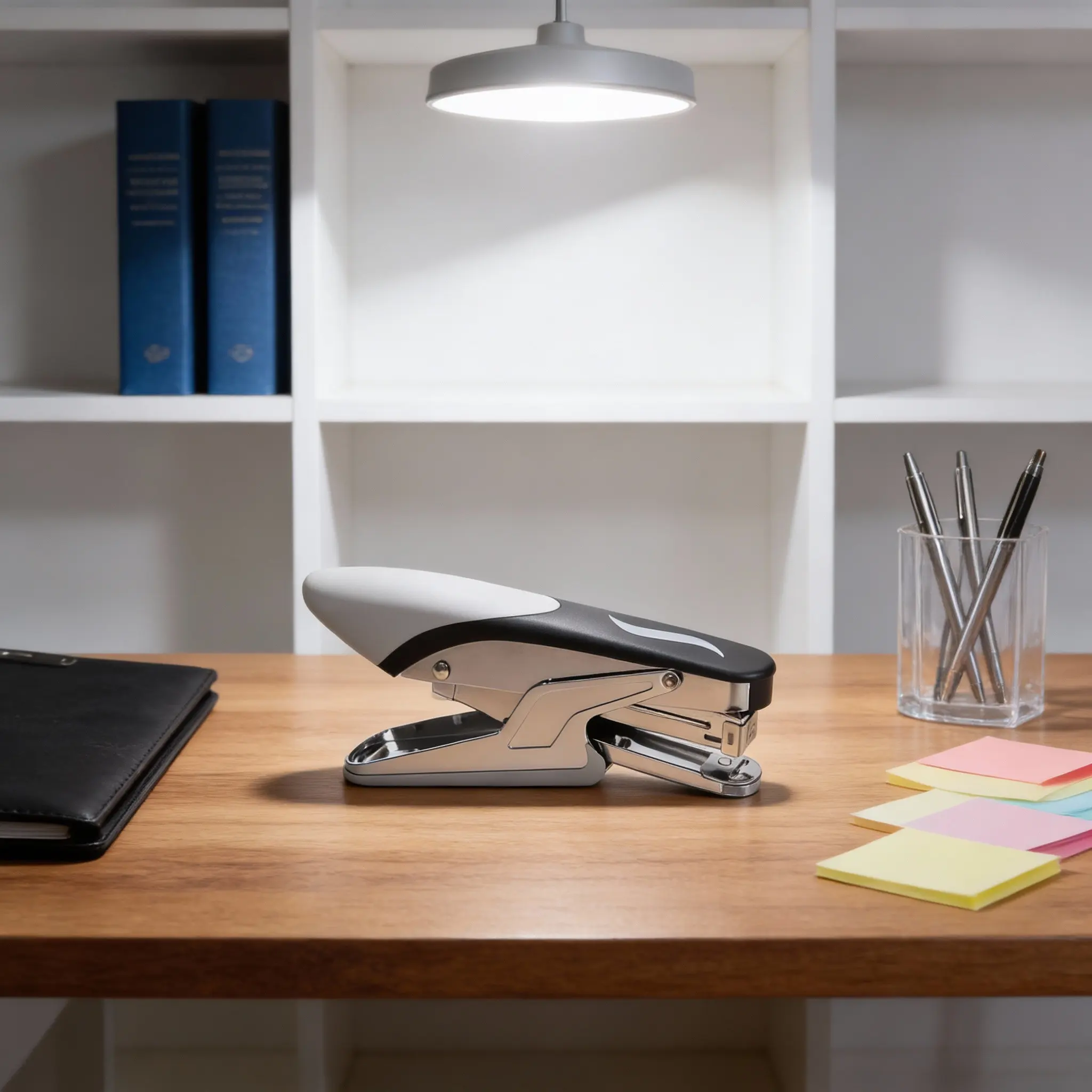 논잼 메탈 플라이어 스테이플러 핸드그립 디자인 스테이플 220장 무력용 사무실 학교용 헤비듀티 스테이플링 도구