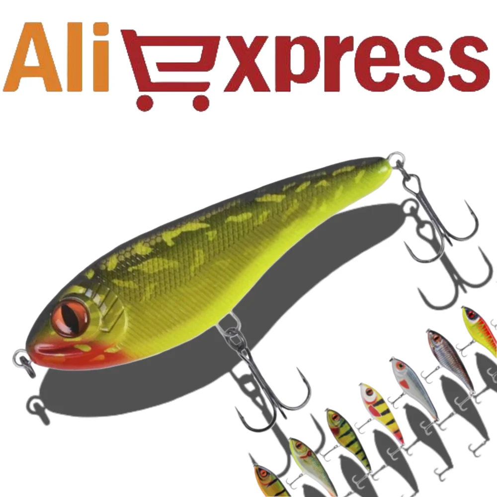 1PCS 90/105/120mm Sinking Jerkbait Westin Schwimmen Glidebait Angeln Lockt 20/30/50g Künstliche Wobbler Köder für Pesca Big Bass Pike
