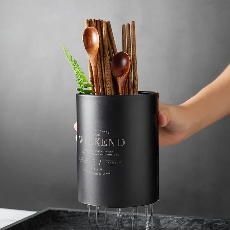 Multifunctional Spoon Fork Knief Chopstick Storage Holder Stainless Steel Cutlery Drain Rack Tablewar Organizer Kitchen Utensils 5