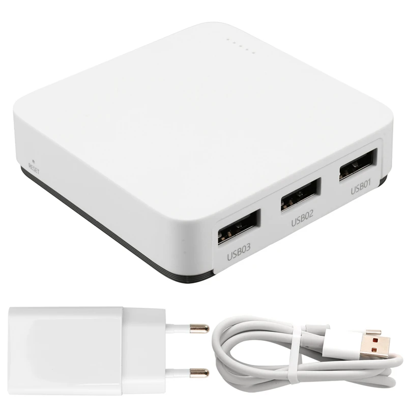 Wired Print Server Connects 3 USB Printers At The Same Time Sharer Standard 100M Network For WIFI/BT4.0 EU PLUG-A78P