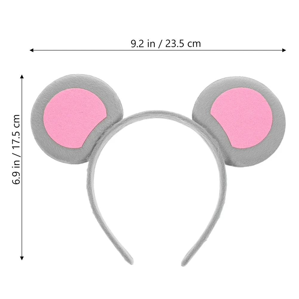 6 Pcs Animal Ear Headband Adult Hair Bands Cosplay Headbands Animals Funny for Women Mouse Ears Clothing Cute Fabric