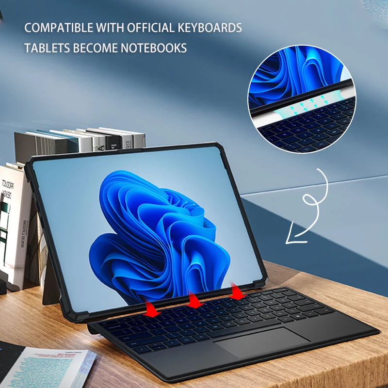 Per Microsoft Surface Pro8 Custodia Protettiva Pro 7/Pro 6/5/4 Custodia Per Tablet Custodia Protettiva All-In-One Custodia Robusta