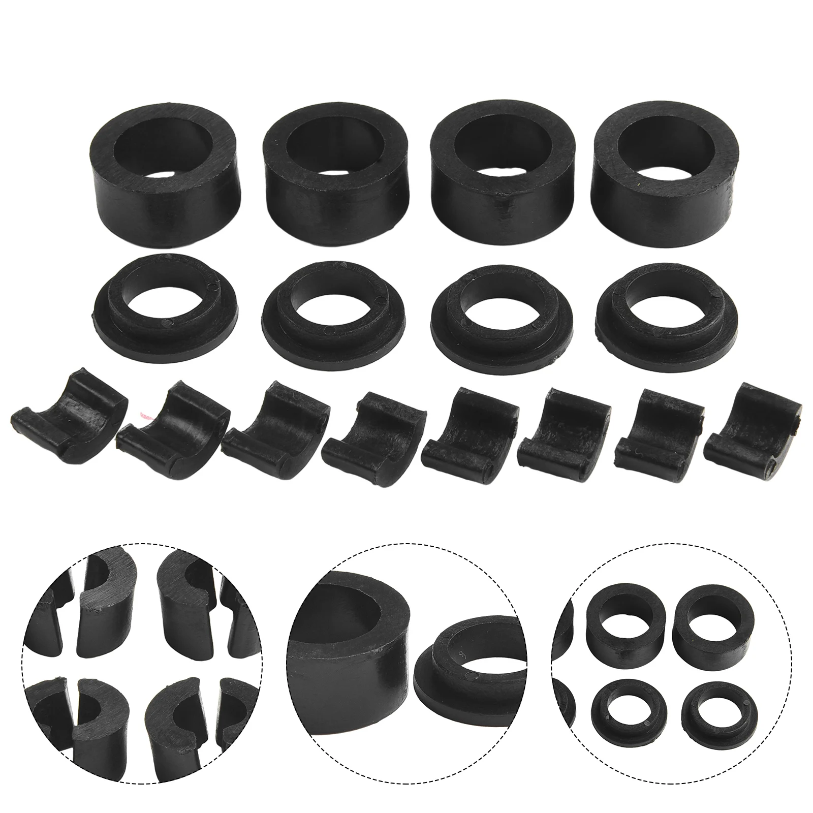 12PCS Front Seat Support Bushings For Jeep Wrangler TJ LJ 1998-2006
