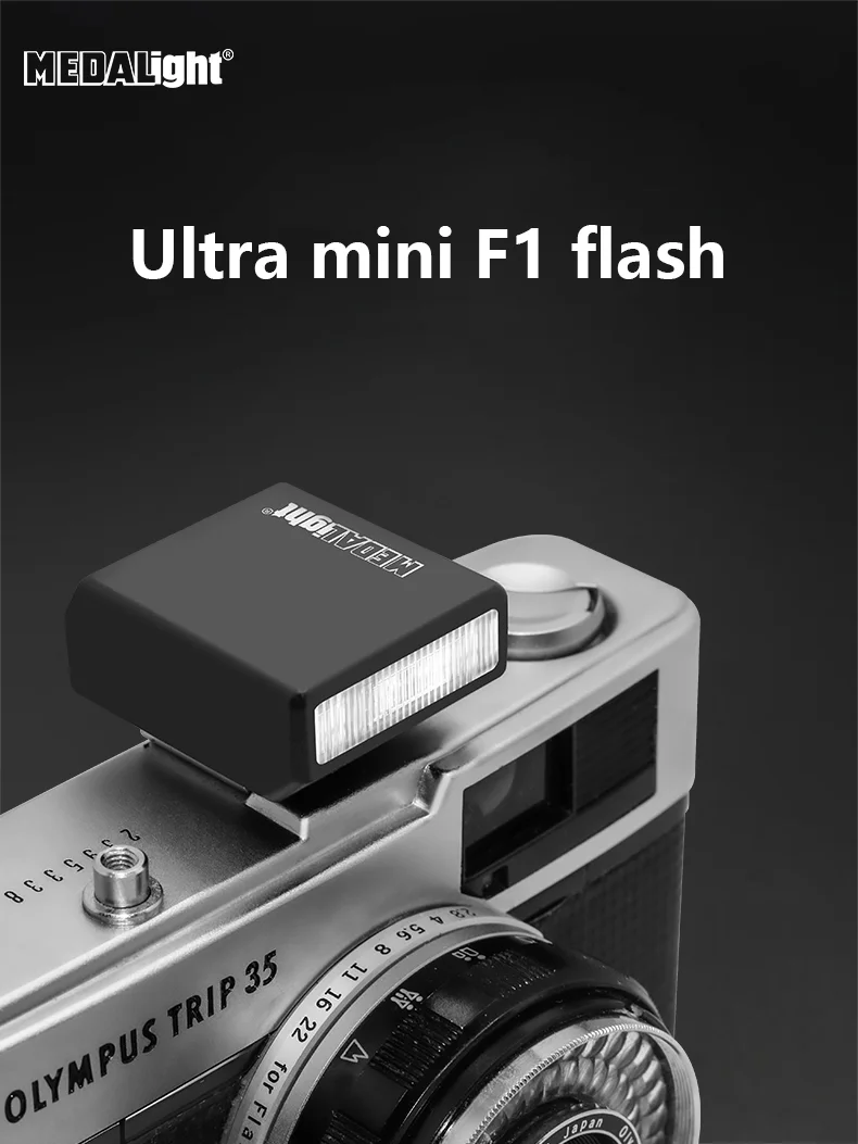 Description Picture 2 of itemMedalight F1 Mini Camera Flash Speedlite for Fuji/Iconic Brand/Nikon/Iconic Brand,Digital Film DSLR Cameras,Portable Mini hot Shoe Flashlight