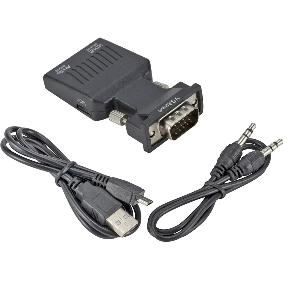 LccKaa 1080P HDMI-VGA ȯ , PC ƮϿ   VGA-HDMI ȣȯ , HDTV Ϳ