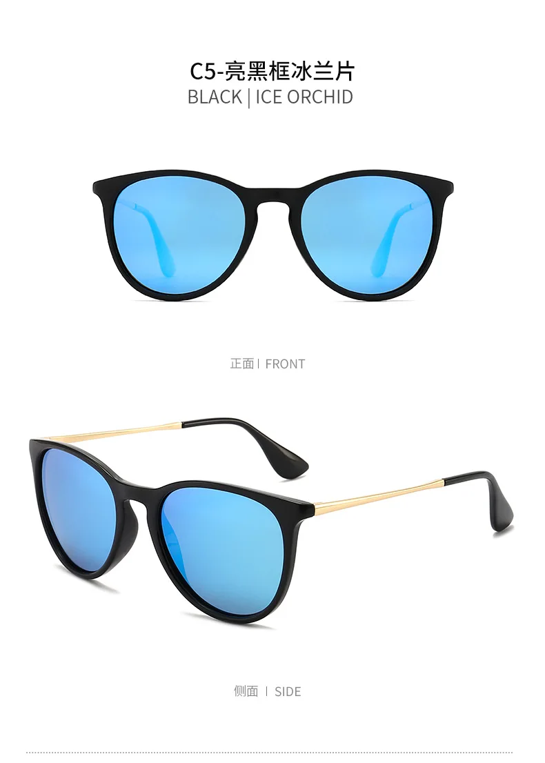 2025 Retro Polarisierte Sonnenbrille Frauen Hohe Qualität Luxus Marke Designer UV Schutz Spiegel Cat Eye Sonnenbrille Für Männer UV400 – Detail 11
