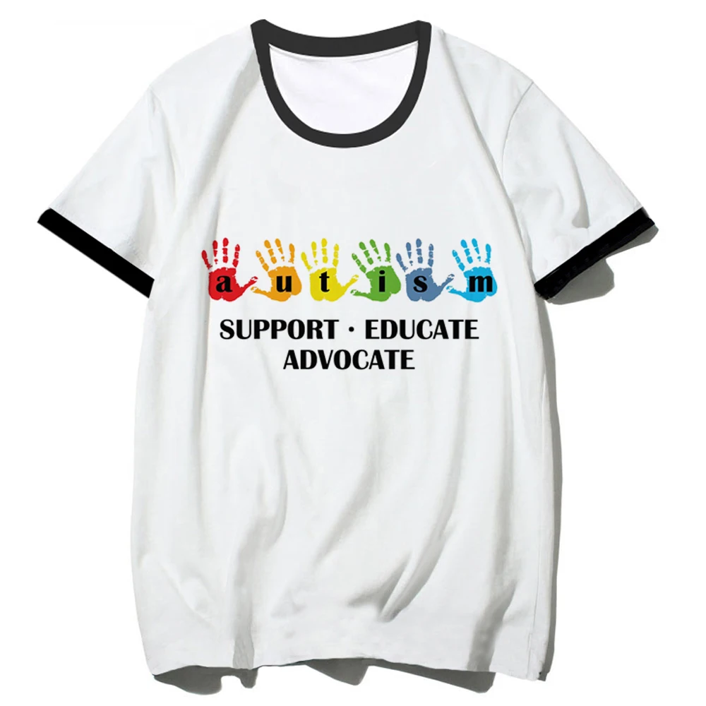 

Autism t shirt women designer harajuku summer tshirt female graphic clothing