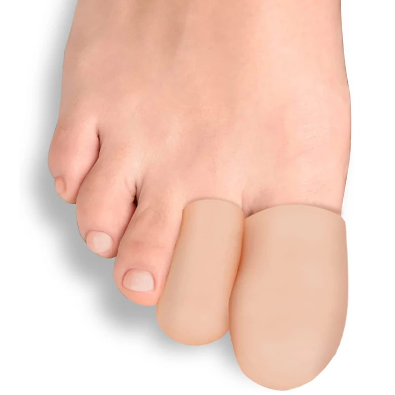 10pcs/5Pairs Silicone Toe Cap Protector Cover Thumb Sleeve Corn Blisters Pain Relief Gel Toe Tube Bunion Correction Foot Care new copy 5pairs 10pcs mj15024g mj15024 15024 mj15025g mj15025 15025 to 3 16a 250v silicon power transistor