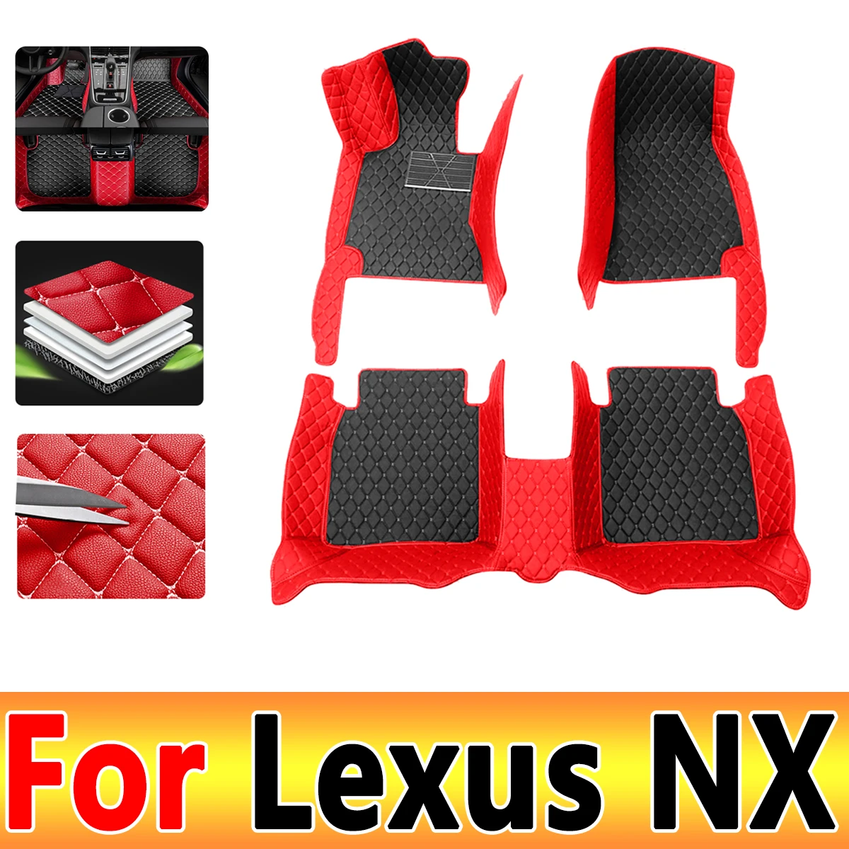 

For Lexus NX 2021 2020 2019 2018 2017 2016 2015 Car Floor Mats Carpets Auto Accessories Protect For NX200 NX200t NX300 NX300h