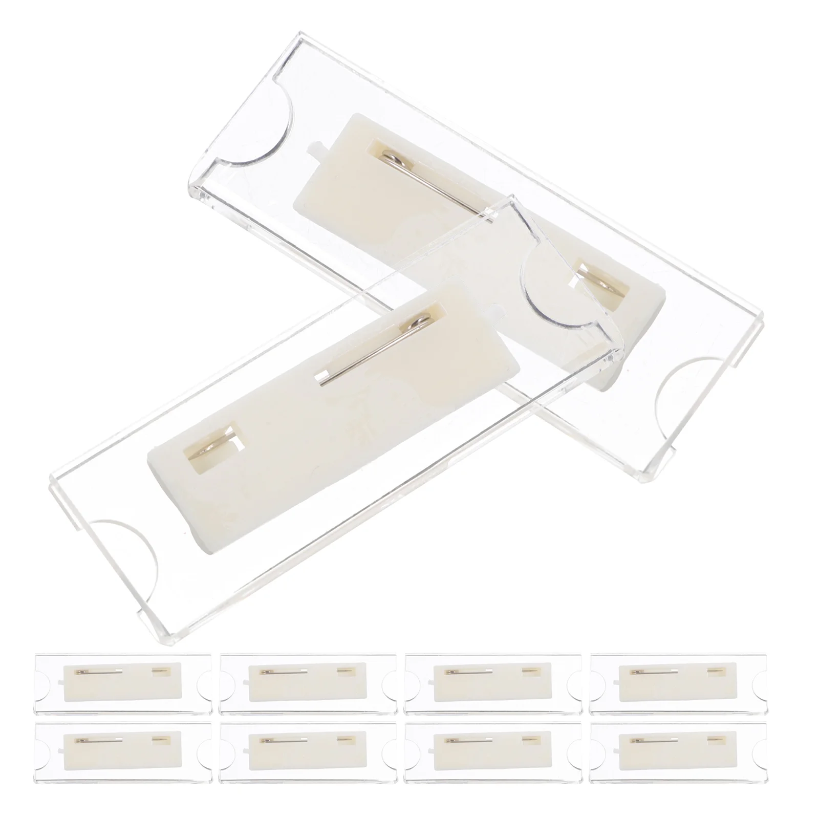 학교 Perspex 공예품용 작업 배지 명함 책 거치대 카드 홀더, ID 허가 케이스, 학생 태그 다리미, 10 개