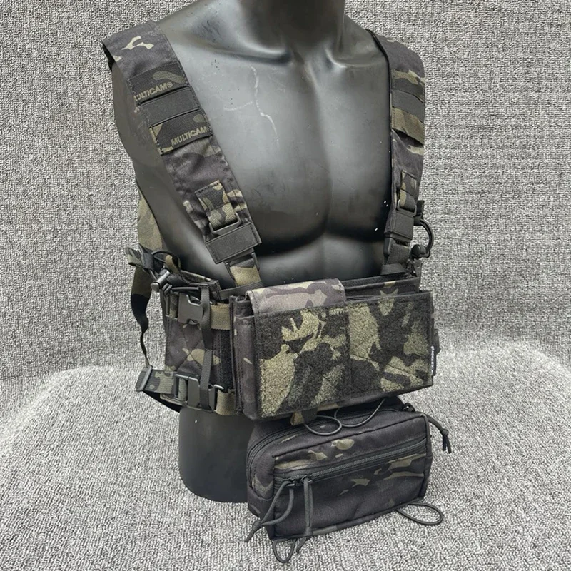 

Tactical Micro Fight Chassis Modular Chest Rig 500D SS MK3 MK4 Airsoft Military Carrier Vest Hunting Multicam Chest Rig