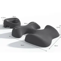 Body Support Pillow,Memory Foam Massage Pillow, Head pillow,T-Shaped Chest Cushion Home Beauty Bed Ssupport Shoulder and Abdomen 2