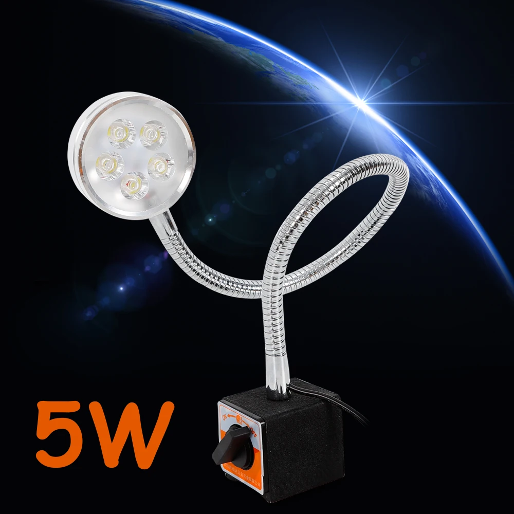 

Industrial CNC Machine Gooseneck Flexible Light LED Working Lamp Magnetic Base