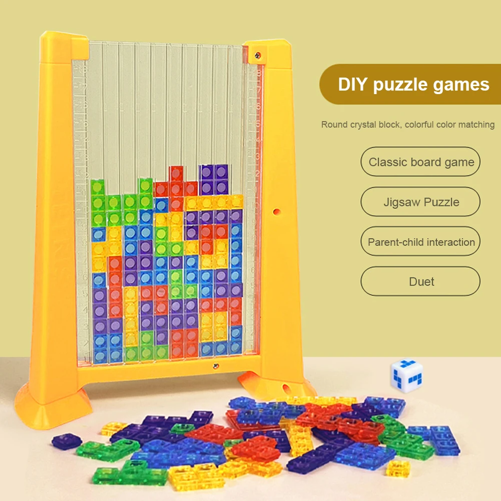 Crianças Brinquedos 3D Puzzle,Blocos de jogo de quebra-cabeça Brain Toy   Jogo de blocos 3D coloridos de inteligência de quebra-cabeça, presente  educacional montessori para crianças para : : Brinquedos e  Jogos