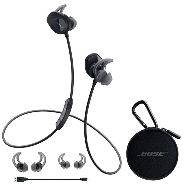 Bose-auriculares inalámbricos SoundSport, audífonos intrauditivos con  Bluetooth, deportivos, impermeables, con micrófono, compatible con  aplicación - AliExpress