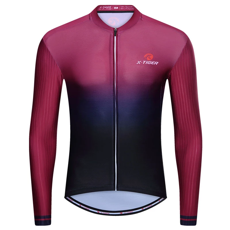 

X-Tiger Cycling Jerseys 2022 NEW Top Quality Men Summer Cycling Jersey Long Sleeves Fit Comfortable Bicycle Clothing
