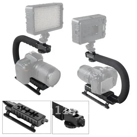 

Стабилизатор для камеры ручной U/C-образный кронштейн Steadicam башмак крепления для Gopro Xiaomi Yi Sjcam DSLR SLR Canon Nikon