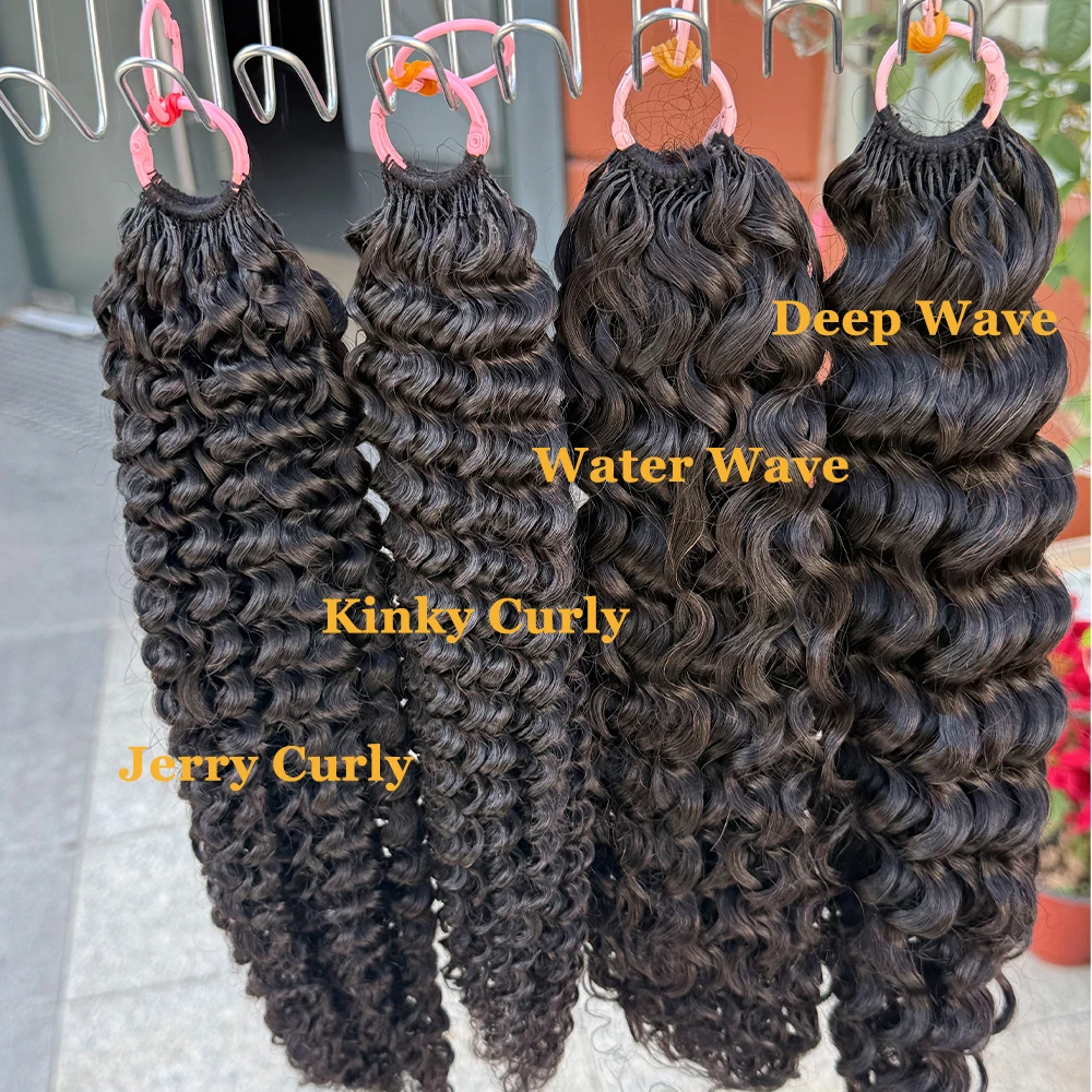 Crochet Human Hair Extensions No Shedding Invisible Crochet Feather Braiding Natural Color Body Wave Hair Extensions Deal 6