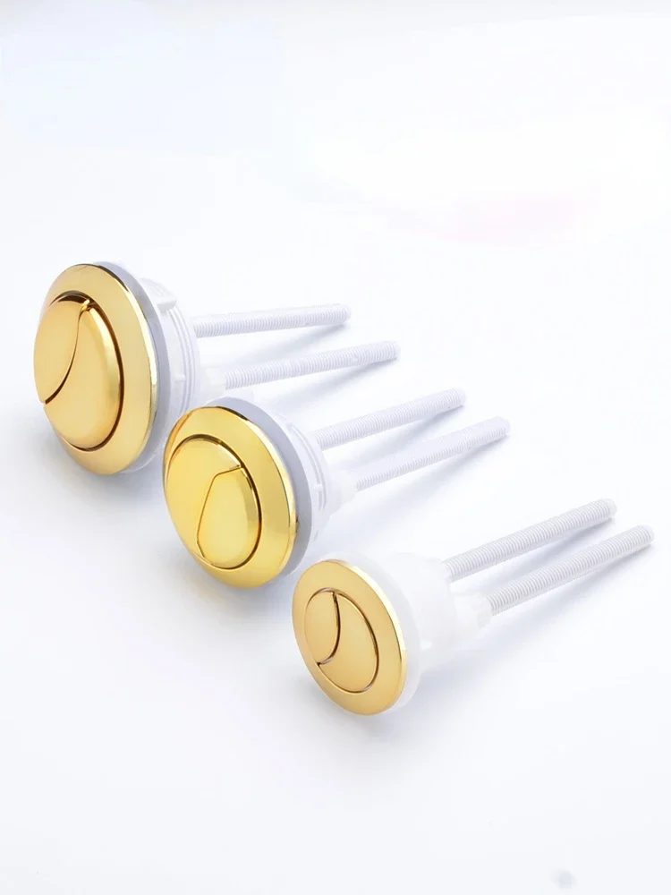 Closestool Fittings Flushing Cistern Button Button Common Toilet round One-Piece Pressing Valve Button Switch Accessories