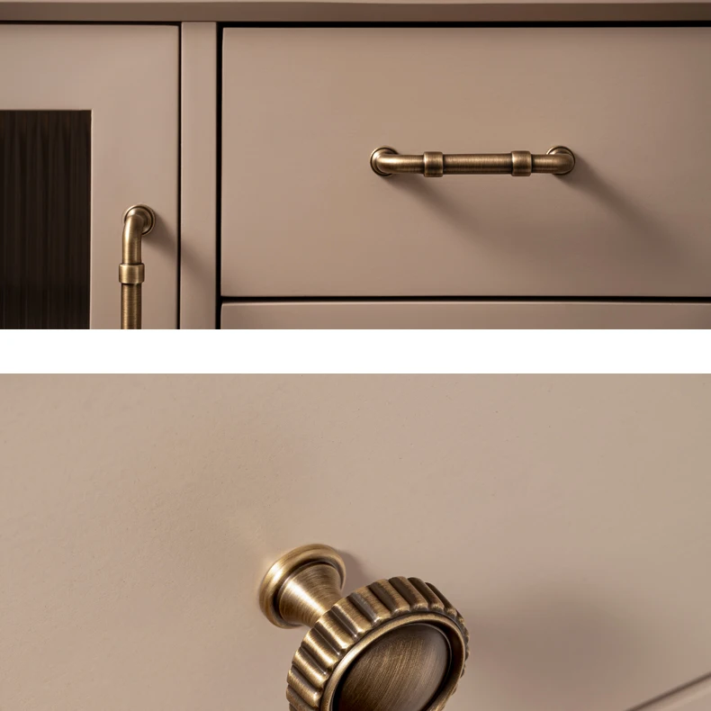 brass pull handle for cupboard door antique finish