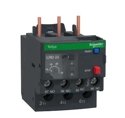 

LRD22 LR-D22 тепловое реле перегрузки, TeSys LRD, 16...24 A, класс 10A