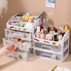 Multi-layer Cosmetic Storage Box Large Capacity Transparent Drawer Jewelry Makeup Organizer Nail Polish Container Desktop 4