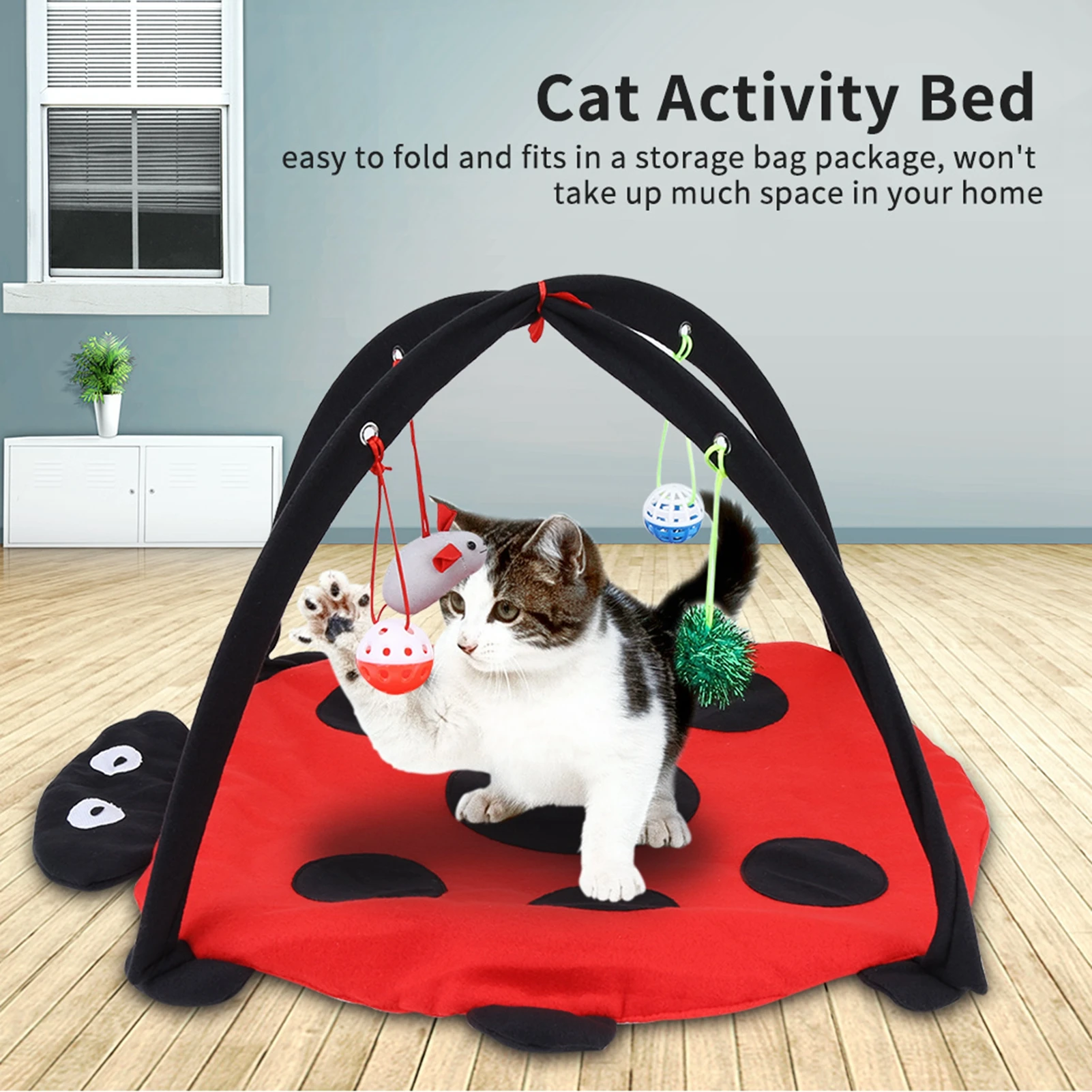 Cat Toys Portable Cat Tent Funny Pet Toys Mobile Activity Pets Play Bed  Toys Cat Play Mat Blanket Foldable Kitten Tents - AliExpress