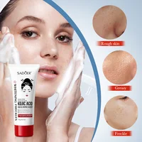 SADOER Kojic Acid Facial Cleanser Face Wash Foam Facial Cleansing Mossee Moisturizing Brightening Facial Skin Care Products 2