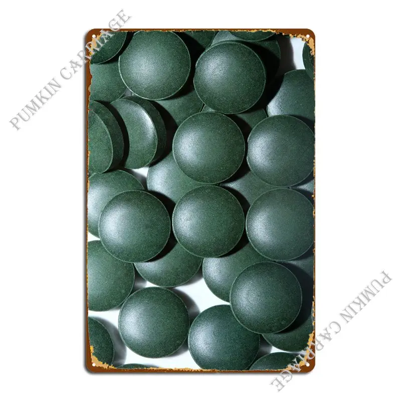 Bio Spirulina Platensis Targa In Metallo Crea Club Bar Club Tin Sign Poster