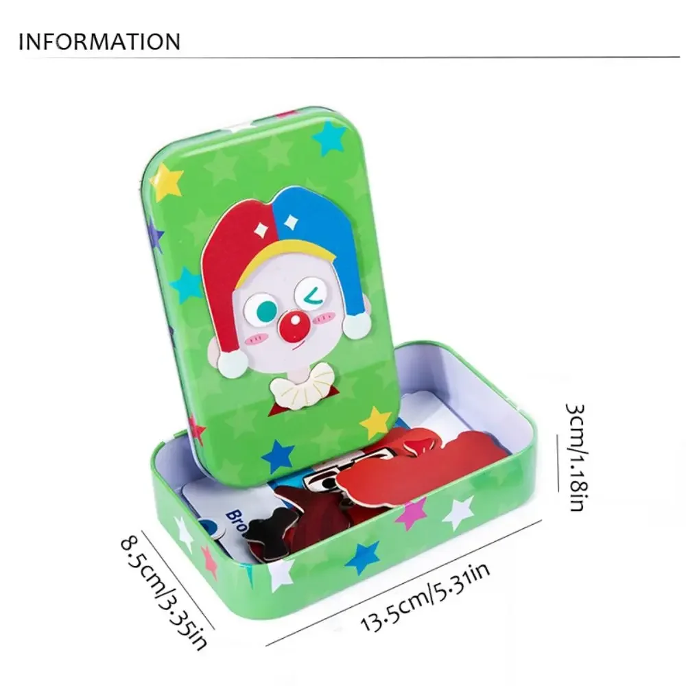 Magnetic Dress Up Puzzle Costume Baby Jigsaw Puzzle 3D Dressing Clothes Toys for Toddlers Magnet Travel Toys