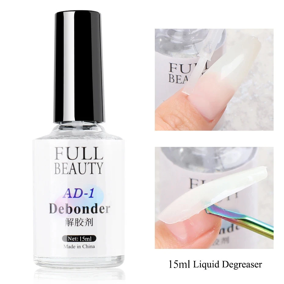 Nail Gel Remover 15ml False Nail Tips Debonder Dissolve Liquid Manicure Tools