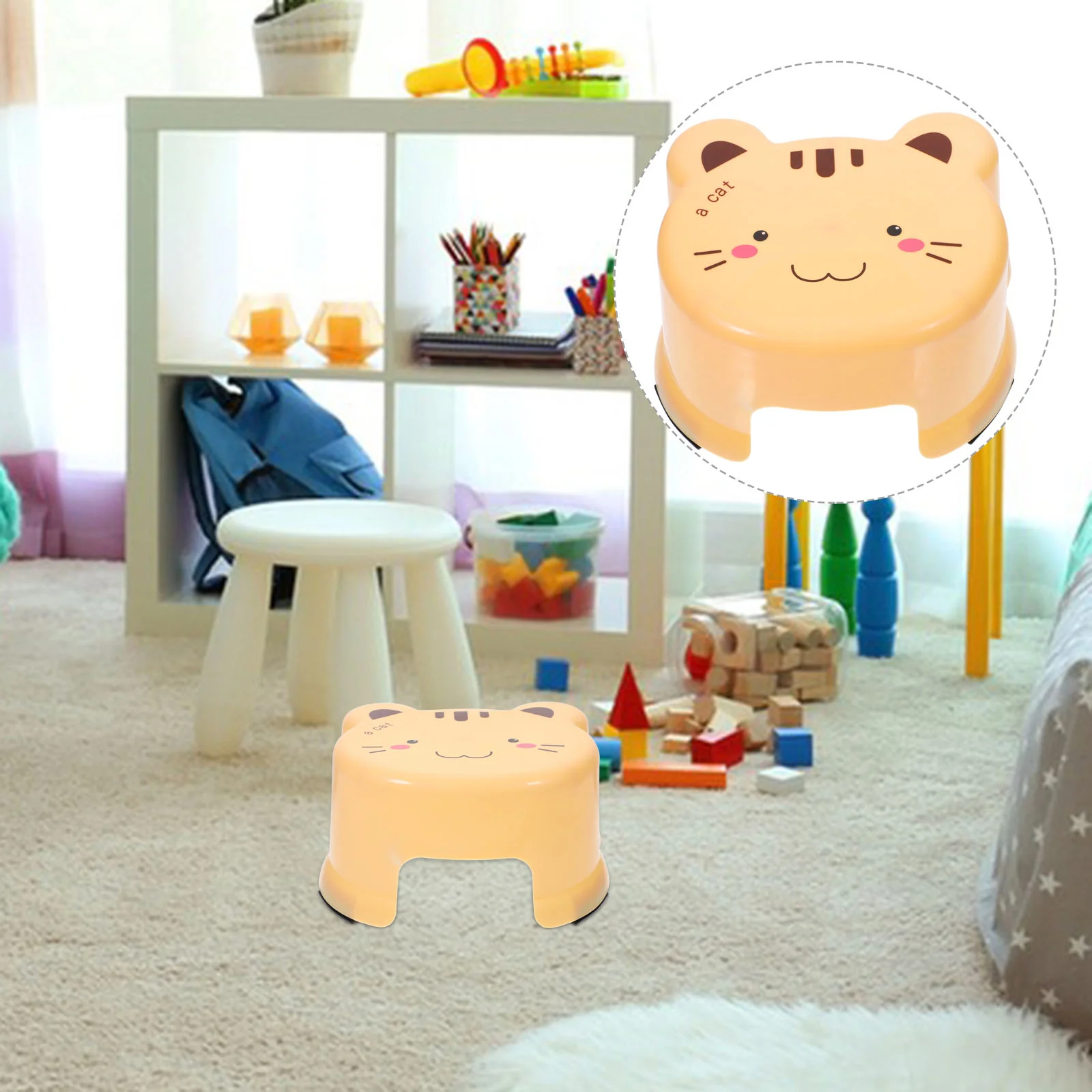 Mini Stool Kids Stools for Bathroom Cartoon Plastic Toddler Step Primary School folding stool,baby footstool