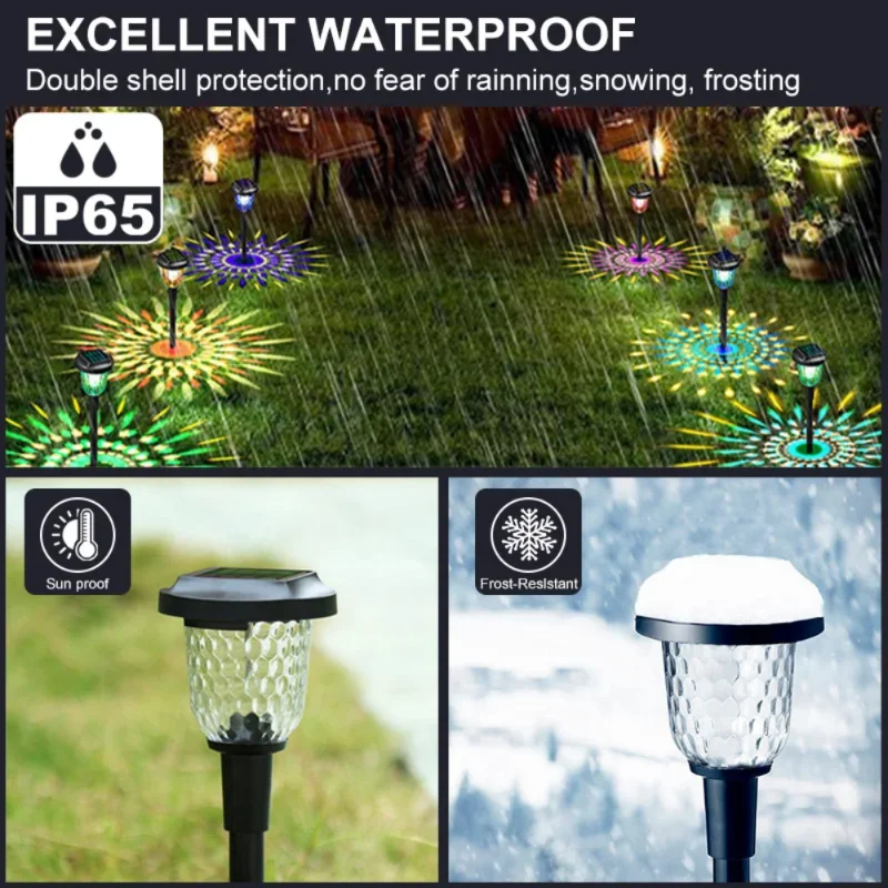 Solar Outdoor Lights Garden Lamps Powered Waterproof Landscape Path Yard Backyard Lawn Patio Decorative LED Lighting solar lights garden light solar decoration light solar spot light