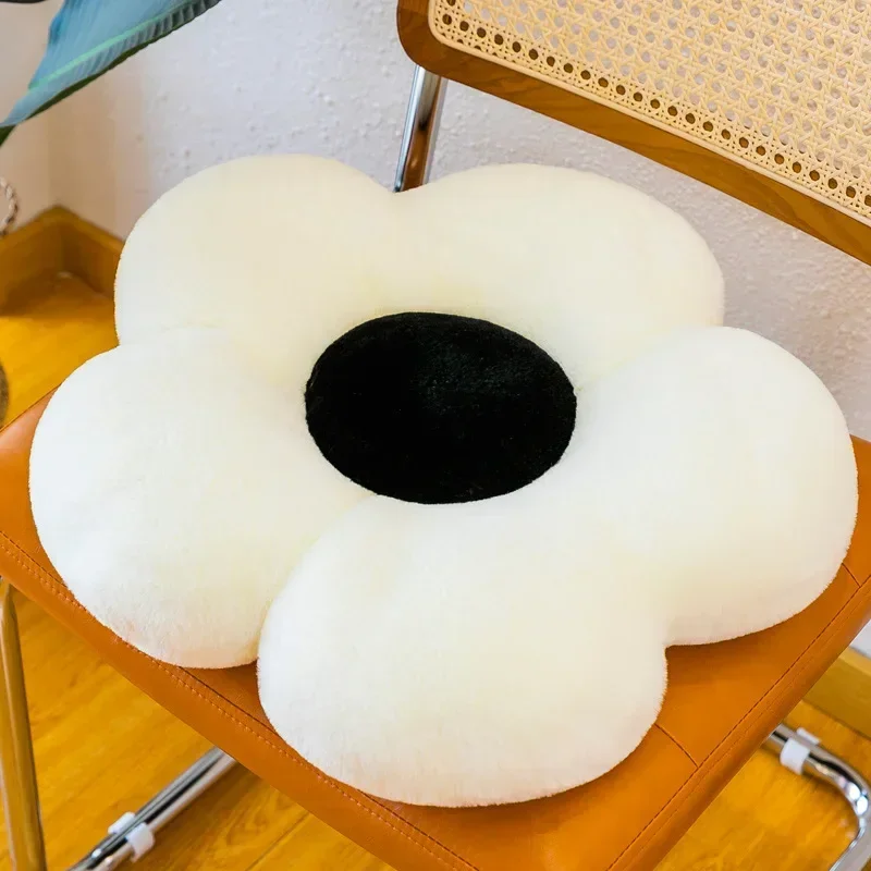 Office Sofa Chair Student Cushion Petal Futon Sun Flower Throw Pillow Cushion Home Bedroom Flower Soft and Comfortable