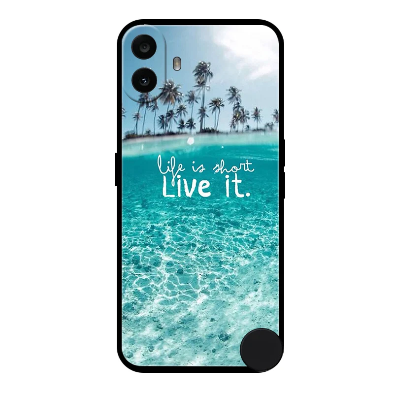 Floral Silicone Protective Phone Case - Stylish Bumper Cover