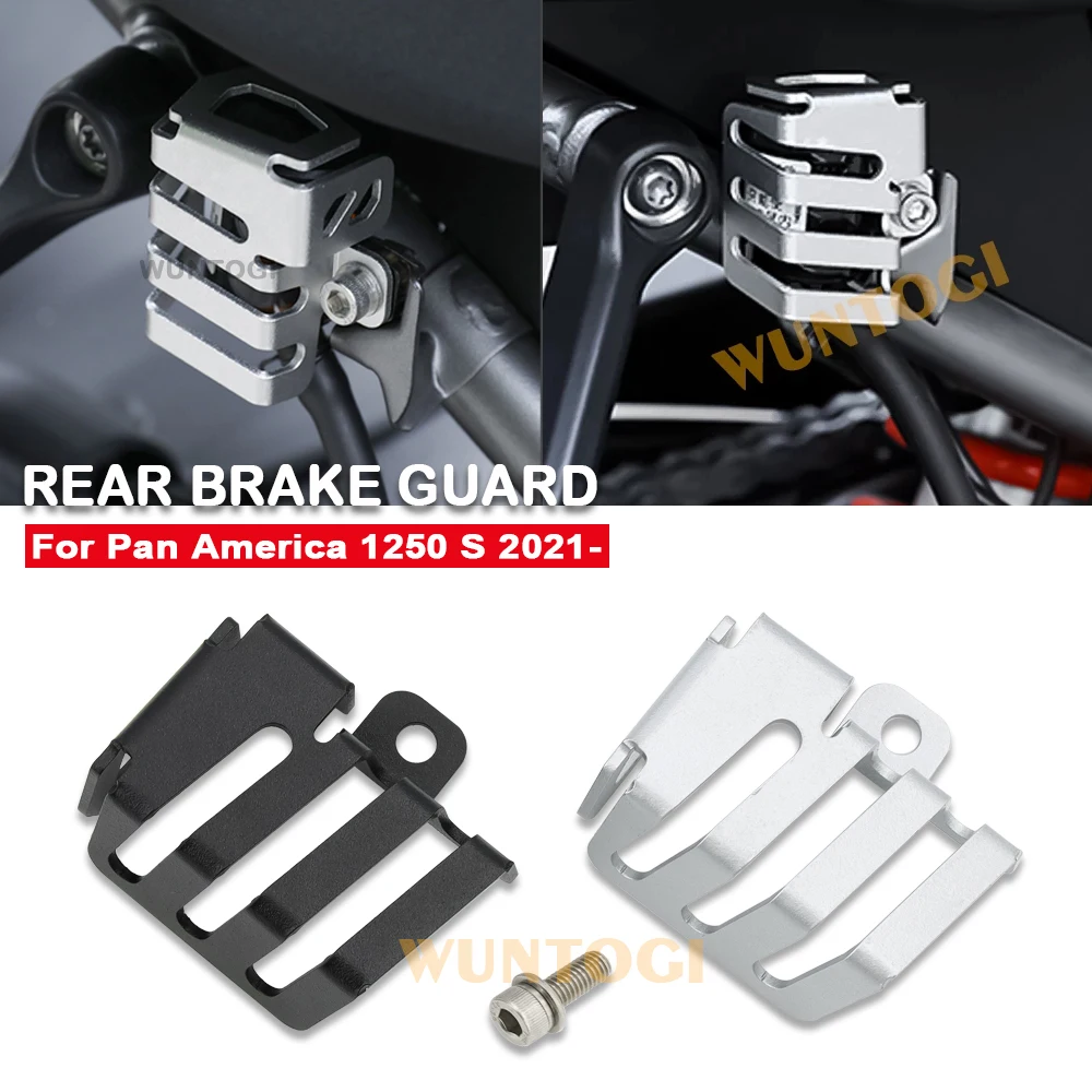 

New Motorcycle For PAN AMERICA 1250 Pan America 1250 S PA1250 2021-2022 Rear Brake Pump Fluid Reservoir Guard Cover Protector