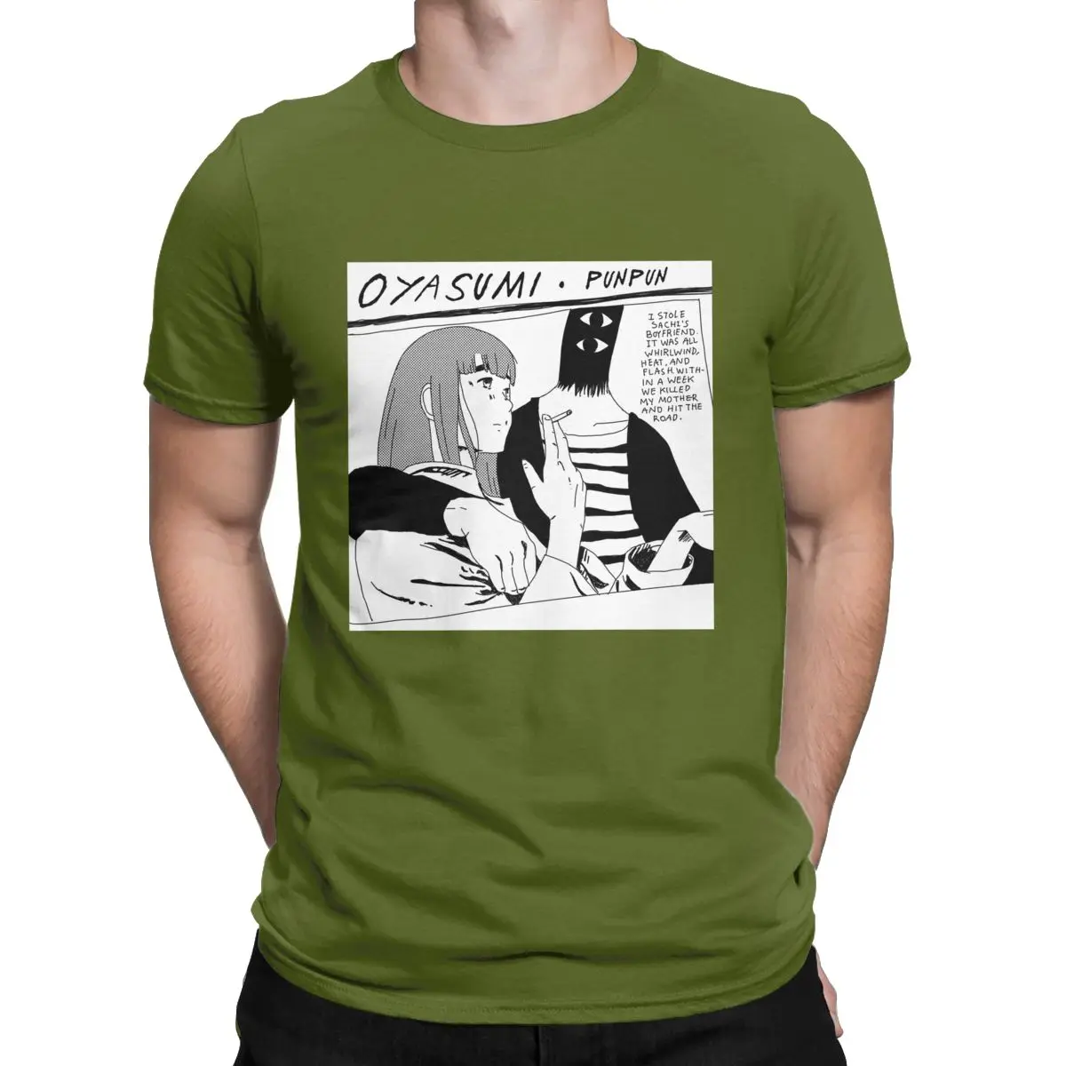Tシャツ・アパレル GOOD NIGHT PUNPUN T-SHIRTS NO.3 goodnight punpun New T-shirt oyasumi punpun,oyasumi, sketchy
