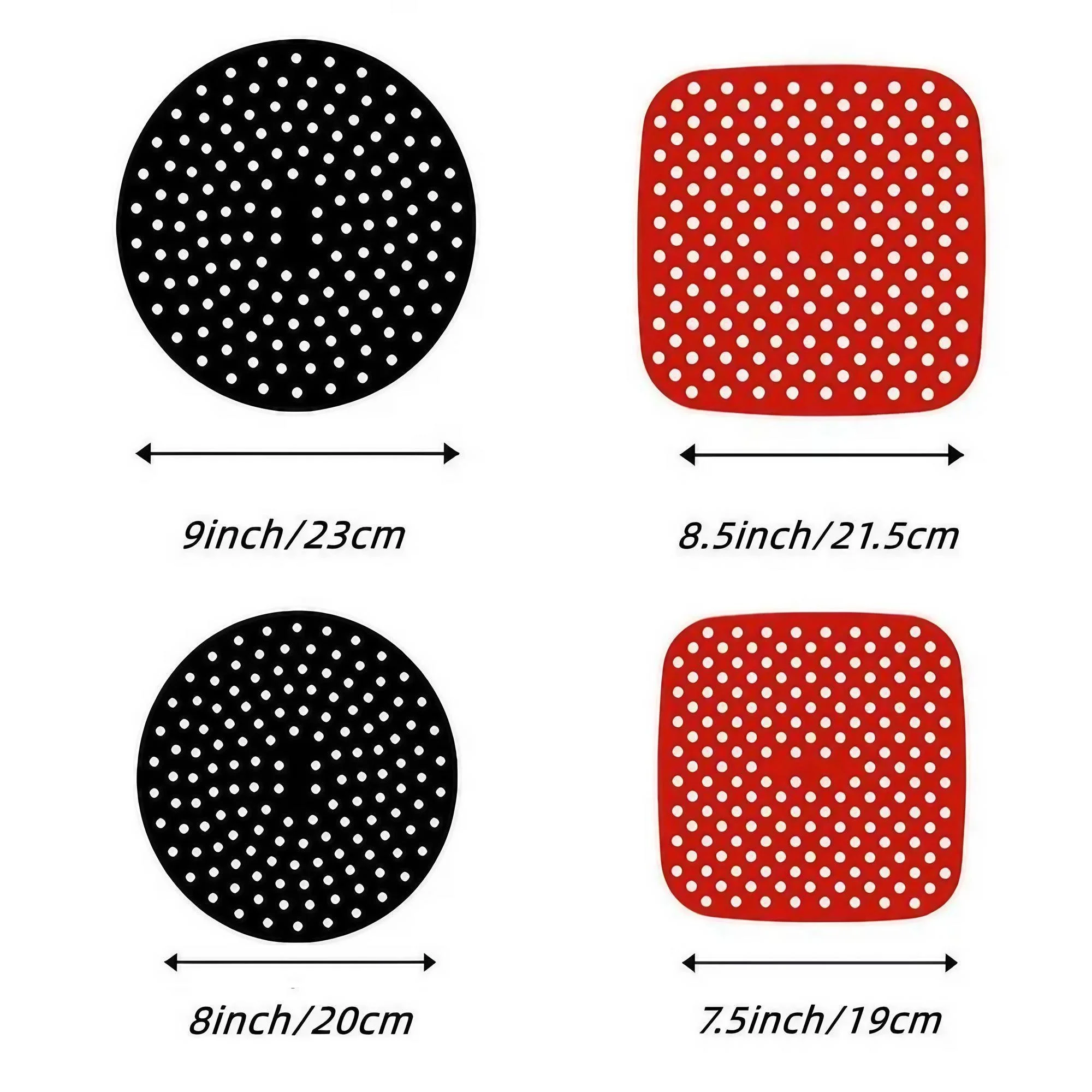 Eco-Friendly Non-Stick Silicone Air Fryer Liners and Baking Mats