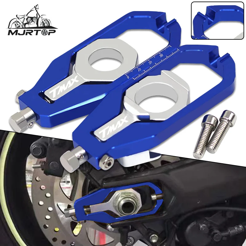 

CNC алюминий для Yamaha T-MAX TMAX530 DX/SX TMAX560 TMAX TechMAX мотоциклетные регуляторы задней цепи с катушкой натяжители Catena